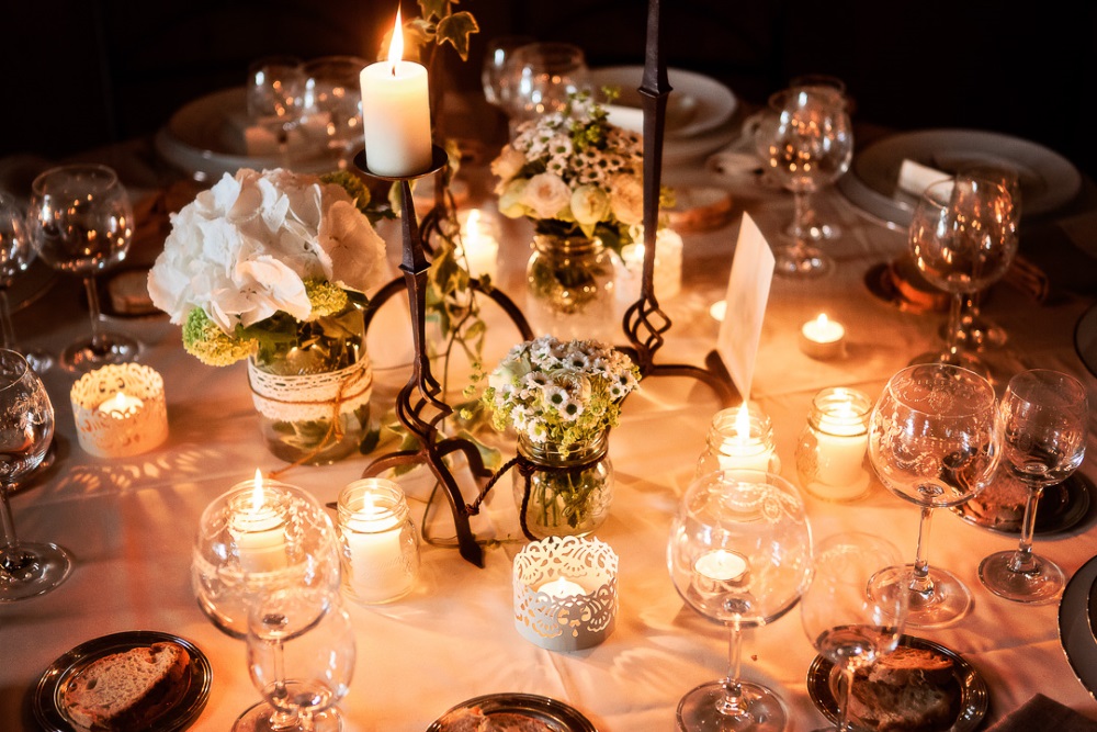 Wedding decoration in Tuscany Villa